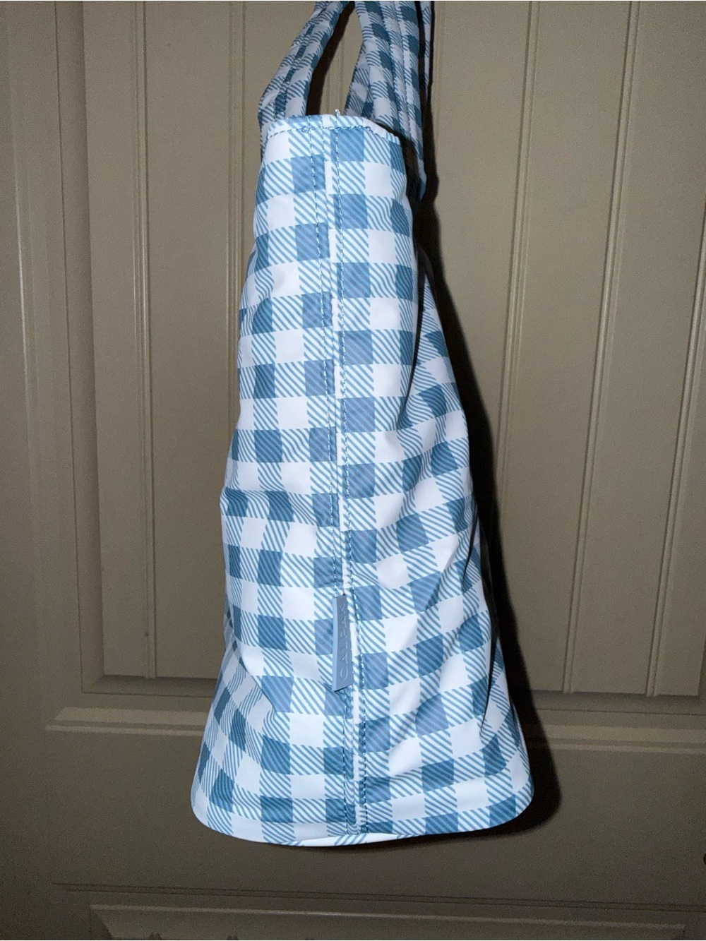 CALPAK Luka Mini Tote in the French Blue Gingham - Travel Bag NWOT - Picture 4 of 8